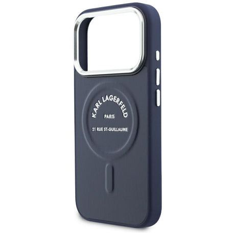 Husa de protectie Karl Lagerfeld compatibil cu iPhone 18 Pro Max / iPhone 17 Pro Max, Albastru