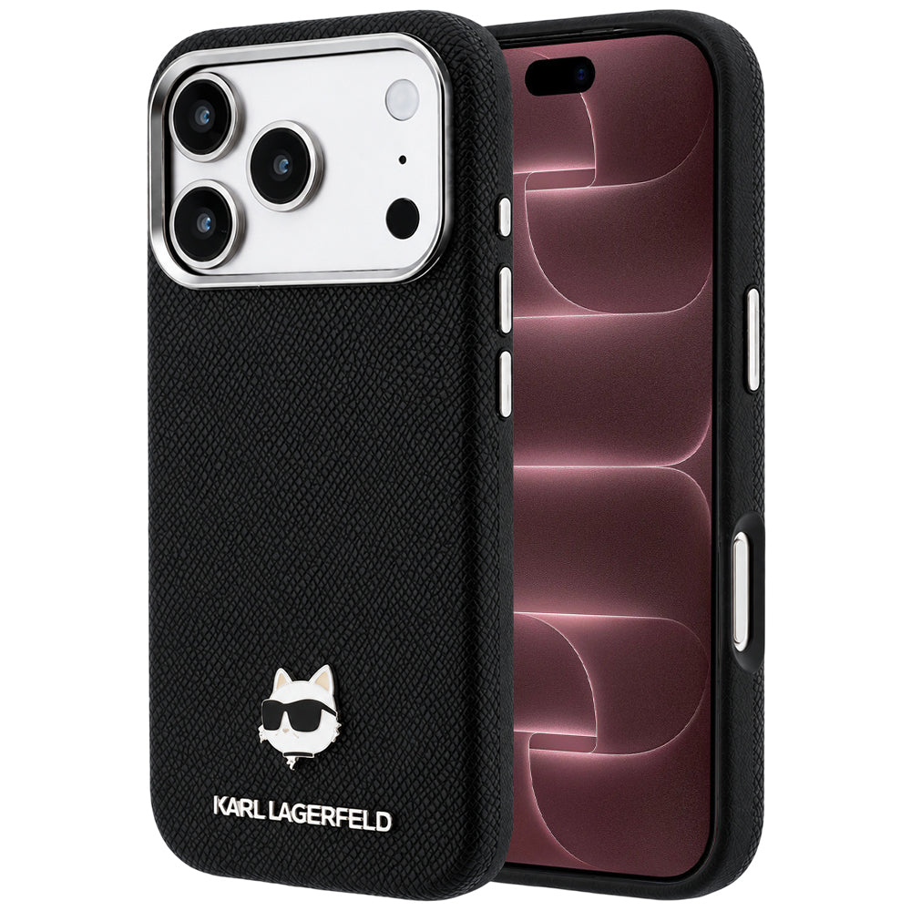 Husa de protectie Karl Lagerfeld compatibil cu iPhone 18 Pro Max / iPhone 17 Pro Max, Negru
