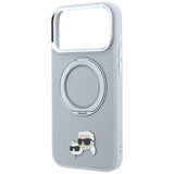 Husa de protectie Karl Lagerfeld compatibil cu iPhone 17 Pro Max / iPhone 18 Pro Max, Gri