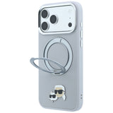 Husa de protectie Karl Lagerfeld compatibil cu iPhone 17 Pro Max / iPhone 18 Pro Max, Gri