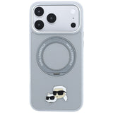 Husa de protectie Karl Lagerfeld compatibil cu iPhone 17 Pro Max / iPhone 18 Pro Max, Gri
