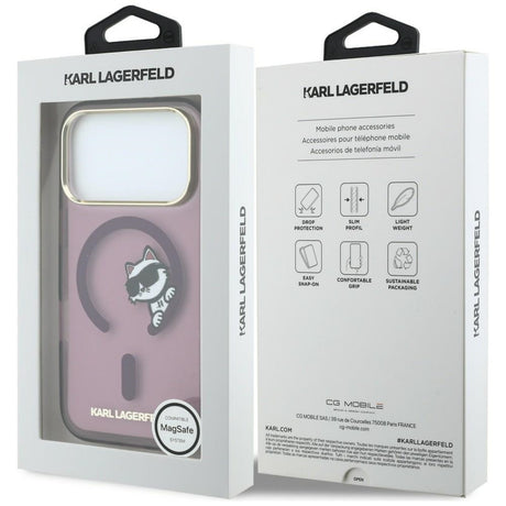 Husa de protectie Karl Lagerfeld compatibil cu iPhone 17 Pro / iPhone 18 Pro, Negru
