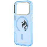 Husa de protectie Karl Lagerfeld compatibil cu iPhone 17 Pro Max / iPhone 18 Pro Max, Albastru