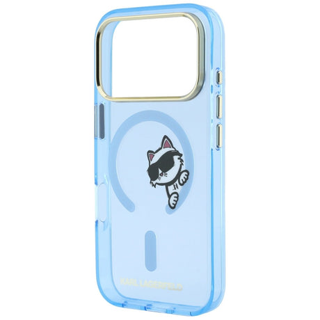 Husa de protectie Karl Lagerfeld compatibil cu iPhone 17 Pro Max / iPhone 18 Pro Max, Albastru