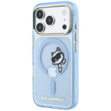 Husa de protectie Karl Lagerfeld compatibil cu iPhone 17 Pro Max / iPhone 18 Pro Max, Albastru