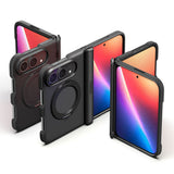 Husa de protectie Spigen Slim Armor Pro S compatibil cu iPhone Duo, Negru