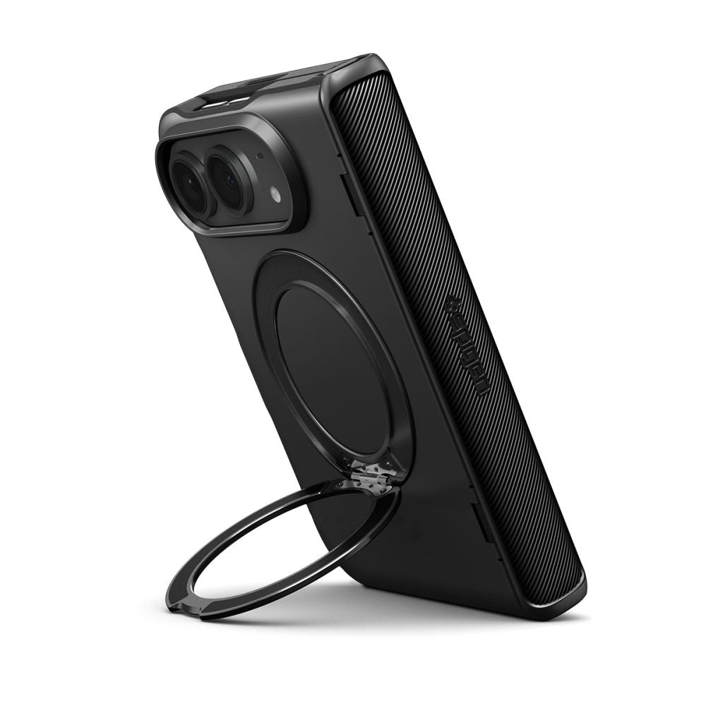 Husa de protectie Spigen Slim Armor Pro S compatibil cu iPhone Duo, Negru