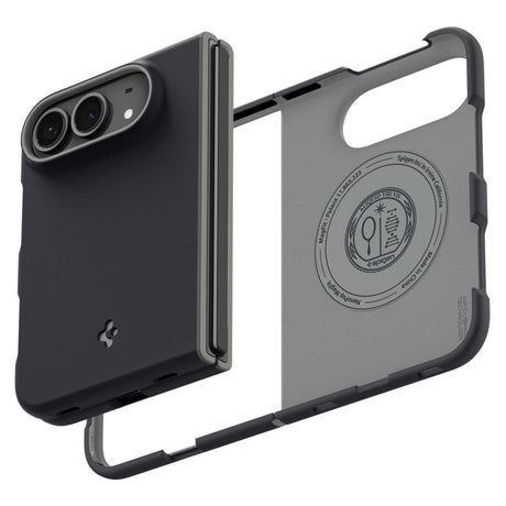 Husa de protectie Spigen Nano Pop compatibil MagSafe, compatibil cu iPhone Duo, Negru