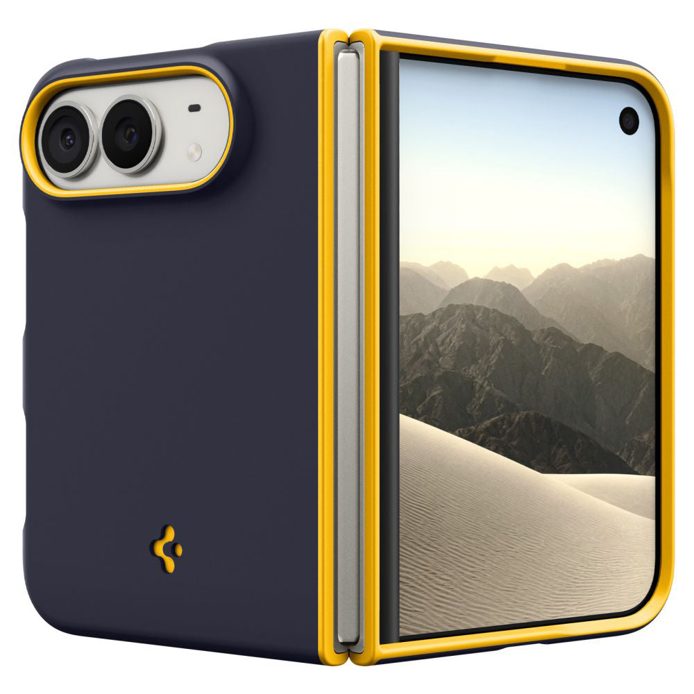 Husa de protectie Spigen Nano Pop compatibil MagSafe, compatibil cu iPhone Duo, Albastru