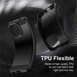 Husa de protectie Techsuit Carbon Silicone compatibil cu Xiaomi Redmi 17C 5G, Albastru
