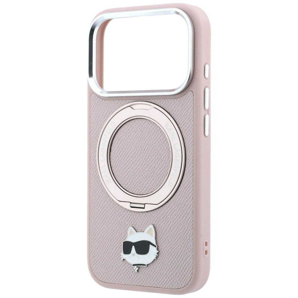 Husa de protectie Karl Lagerfeld compatibil cu iPhone 18 Pro / iPhone 17 Pro, Alb