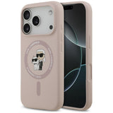 Husa de protectie Karl Lagerfeld compatibil cu iPhone 18 Pro Max / iPhone 17 Pro Max, Roz