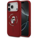 Husa de protectie Karl Lagerfeld compatibil cu iPhone 17 Pro / iPhone 18 Pro, Roșu