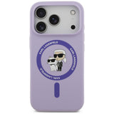 Husa de protectie Karl Lagerfeld compatibil cu iPhone 18 Pro / iPhone 17 Pro, Mov