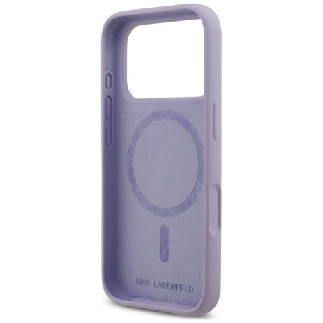 Husa de protectie Karl Lagerfeld compatibil cu iPhone 18 Pro / iPhone 17 Pro, Mov