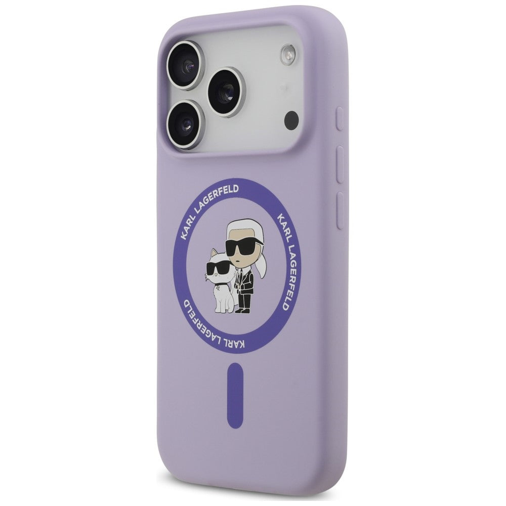 Husa de protectie Karl Lagerfeld compatibil cu iPhone 18 Pro Max / iPhone 17 Pro Max, Mov