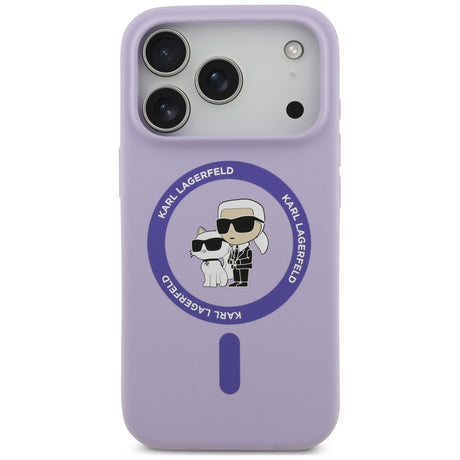 Husa de protectie Karl Lagerfeld compatibil cu iPhone 18 Pro Max / iPhone 17 Pro Max, Mov