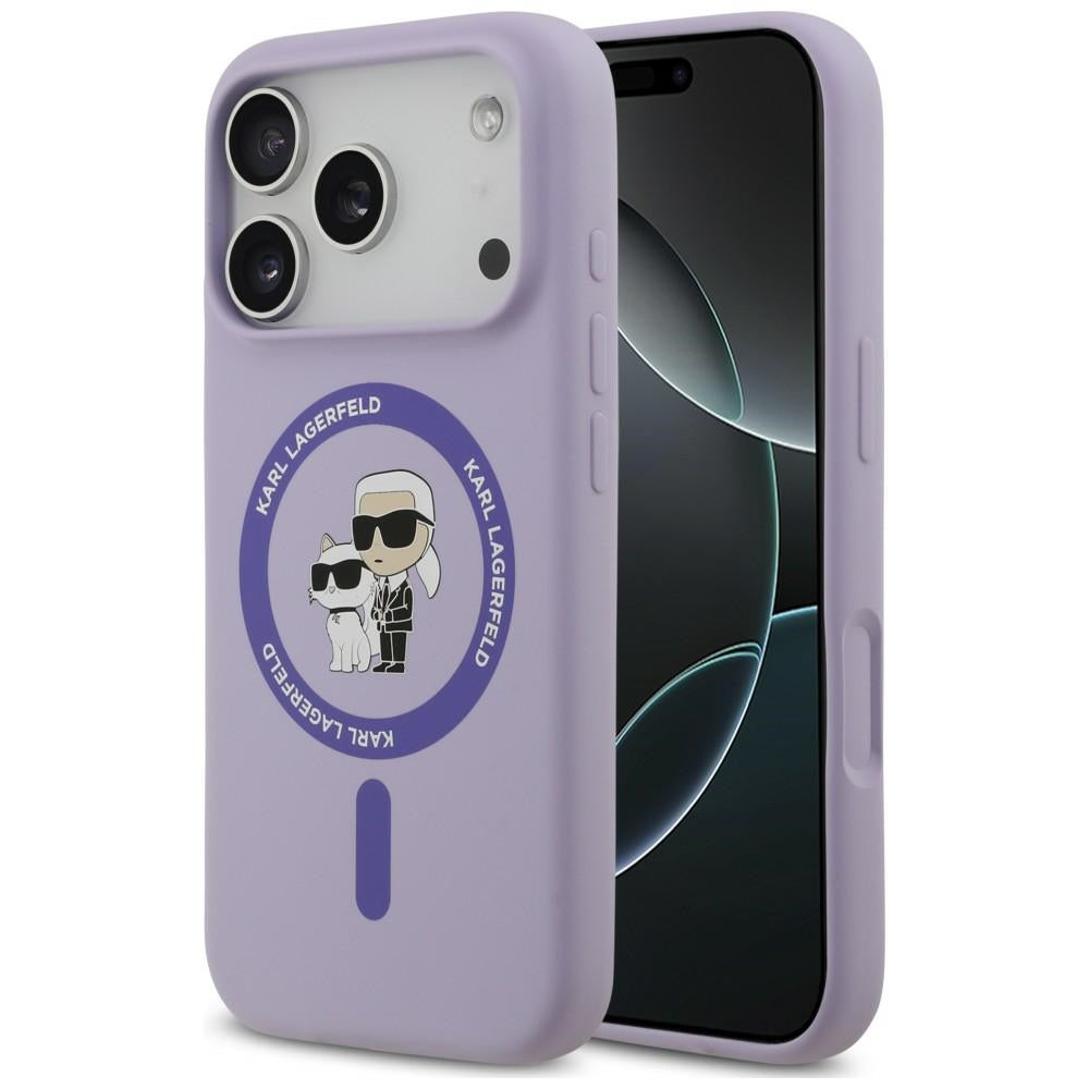 Husa de protectie Karl Lagerfeld compatibil cu iPhone 18 Pro / iPhone 17 Pro, Mov
