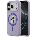 Husa de protectie Karl Lagerfeld compatibil cu iPhone 18 Pro / iPhone 17 Pro, Mov