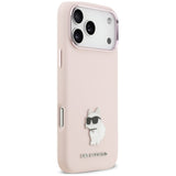 Husa de protectie Karl Lagerfeld compatibil cu iPhone 18 Pro Max / iPhone 17 Pro Max, Roz