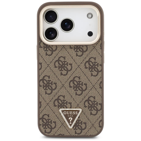 Husa de protectie Guess compatibil cu iPhone 17 Pro / iPhone 18 Pro, Maro