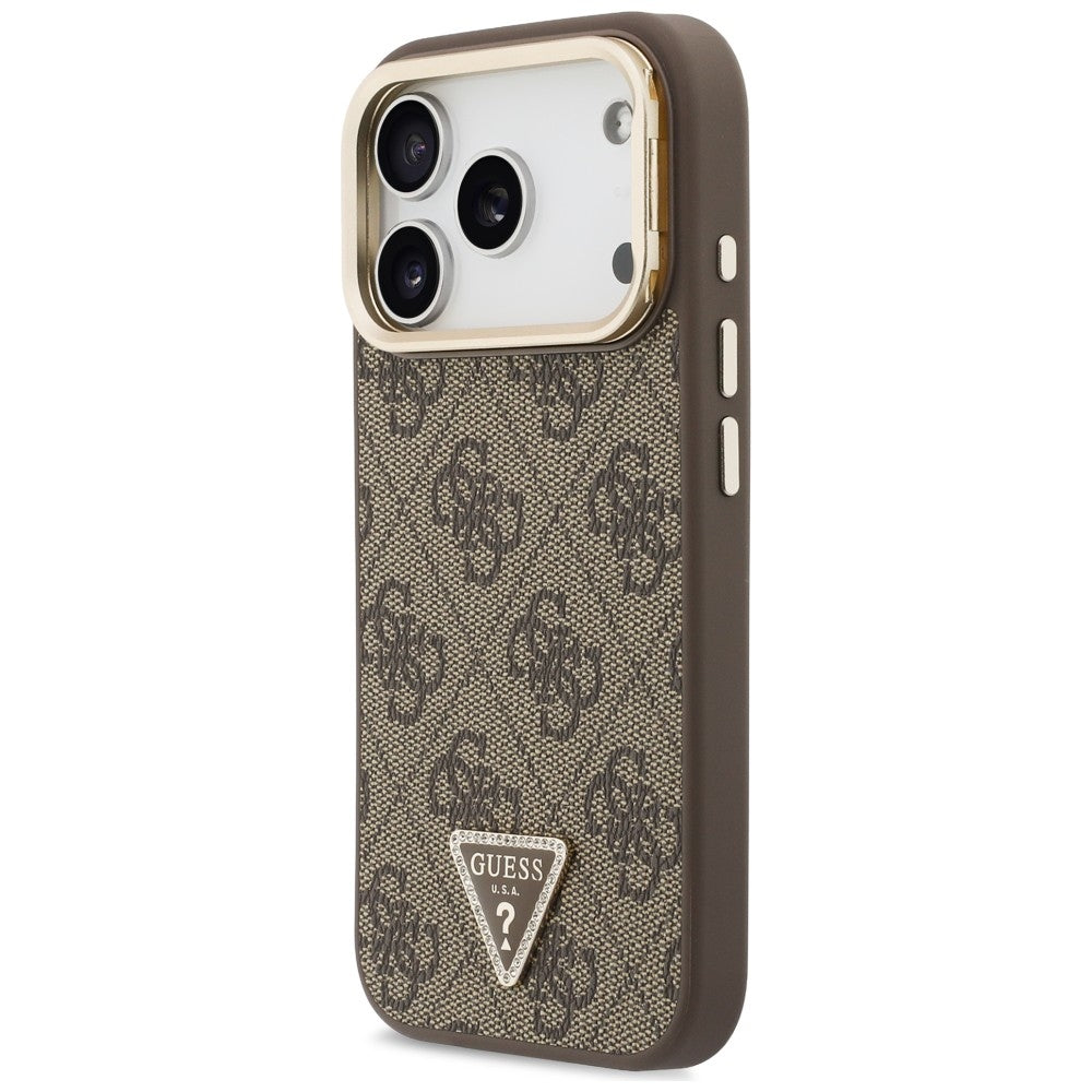 Husa de protectie Guess compatibil cu iPhone 17 Pro Max / iPhone 18 Pro Max, Maro