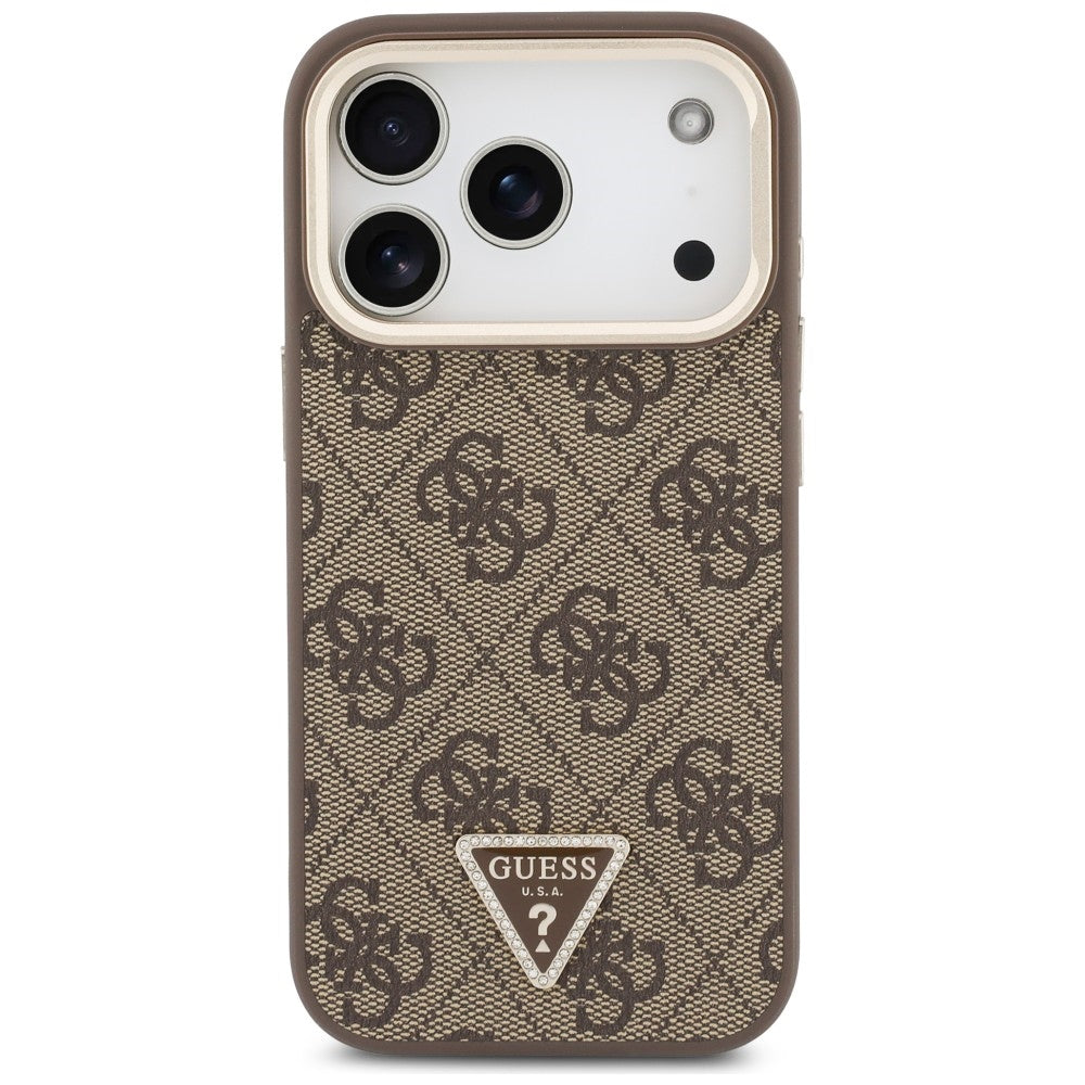 Husa de protectie Guess compatibil cu iPhone 17 Pro Max / iPhone 18 Pro Max, Maro