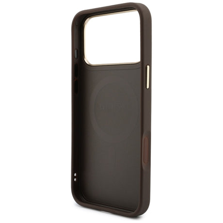 Husa de protectie Guess Hardcase 4G compatibil cu iPhone 18 Pro / iPhone 17 Pro, Maro