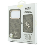 Husa de protectie Guess Hardcase 4G compatibil cu iPhone 17 Pro Max / iPhone 18 Pro Max, Maro
