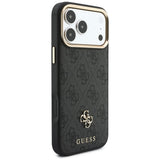 Husa de protectie Guess Hardcase 4G compatibil cu iPhone 17 Pro / iPhone 18 Pro, Negru