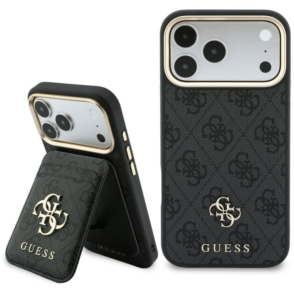 Husa de protectie Guess Hardcase 4G compatibil cu iPhone 17 Pro / iPhone 18 Pro, Negru