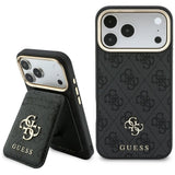 Husa de protectie Guess Hardcase 4G compatibil cu iPhone 17 Pro / iPhone 18 Pro, Negru