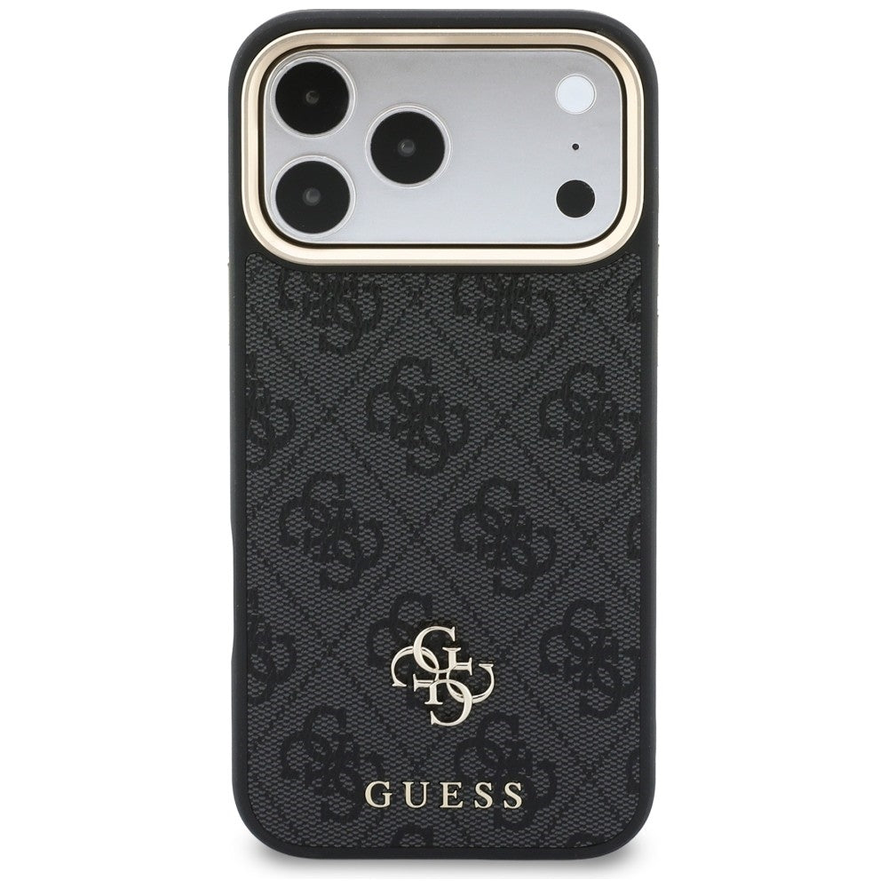 Husa de protectie Guess Hardcase 4G compatibil cu iPhone 17 Pro / iPhone 18 Pro, Negru