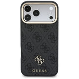 Husa de protectie Guess Hardcase 4G compatibil cu iPhone 17 Pro / iPhone 18 Pro, Negru