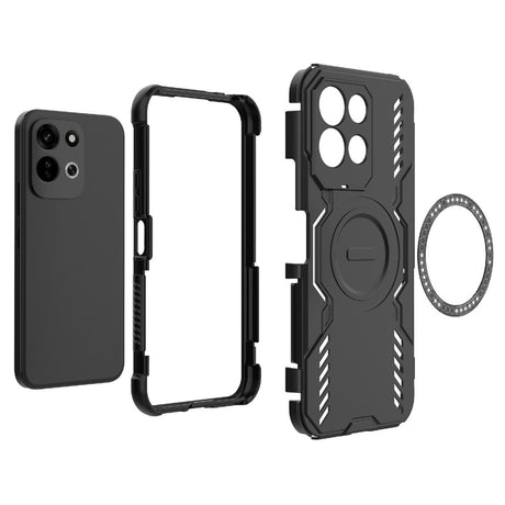 Husa de protectie Techsuit ArmorMag compatibil cu Xiaomi Redmi 17 4G / Redmi 17 5G, Negru