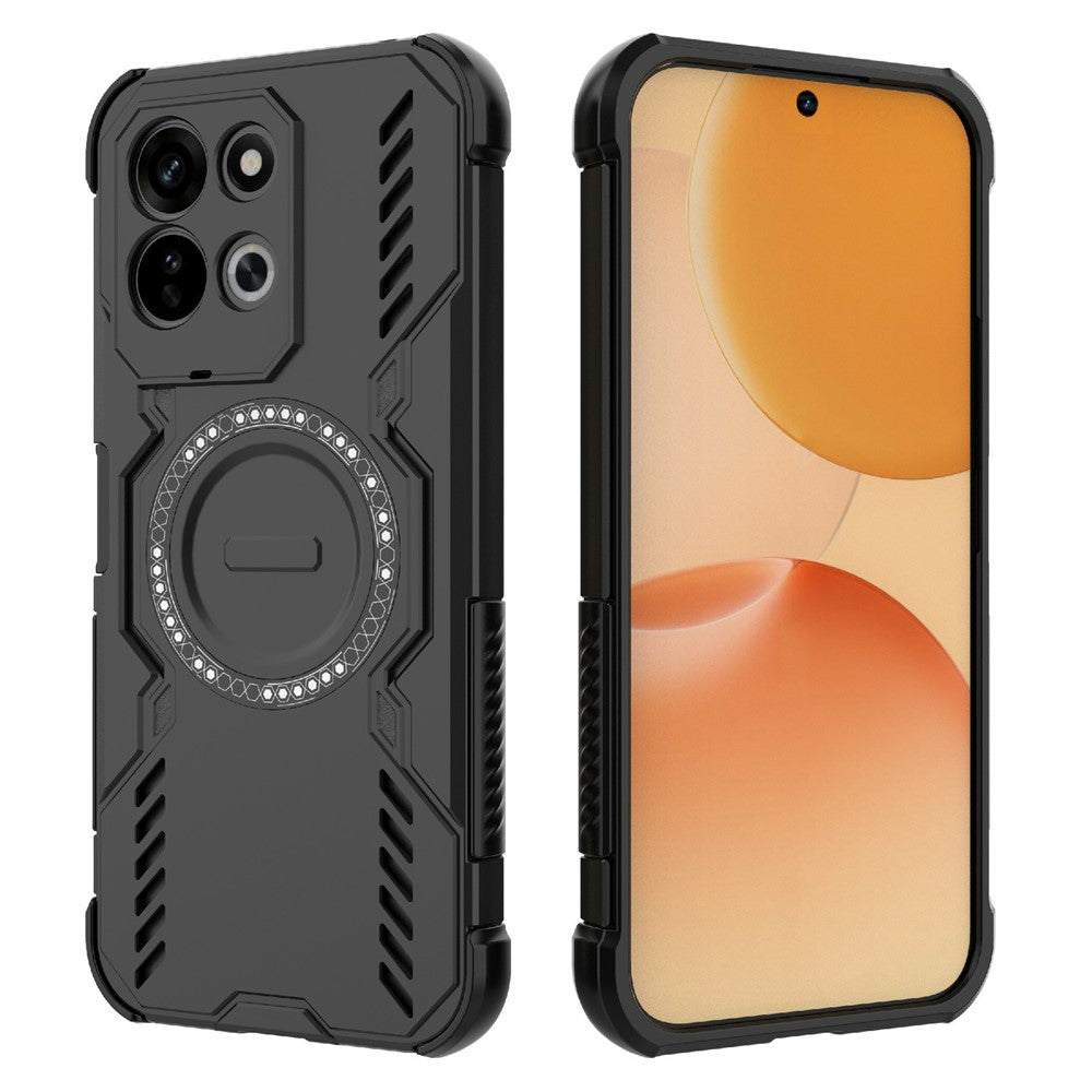 Husa de protectie Techsuit ArmorMag compatibil cu Xiaomi Redmi 17 4G / Redmi 17 5G, Negru
