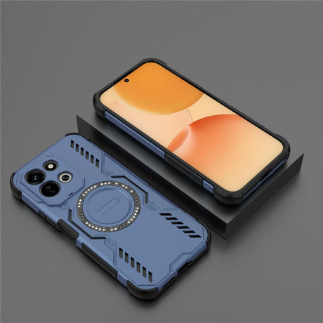 Husa de protectie Techsuit ArmorMag compatibil cu Xiaomi Redmi 17 4G / Redmi 17 5G, Albastru