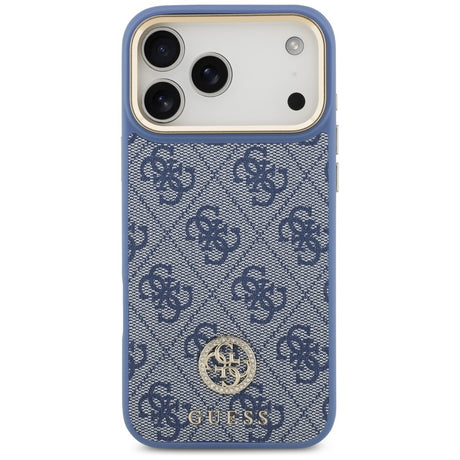 Husa de protectie Guess Hardcase 4G compatibil cu iPhone 17 Pro Max / iPhone 18 Pro Max, Albastru
