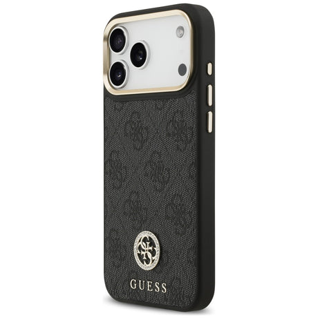 Husa de protectie Guess Hardcase 4G compatibil cu iPhone 18 Pro Max / iPhone 17 Pro Max, Negru