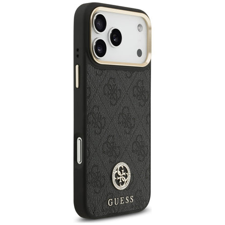 Husa de protectie Guess Hardcase 4G compatibil cu iPhone 18 Pro Max / iPhone 17 Pro Max, Negru
