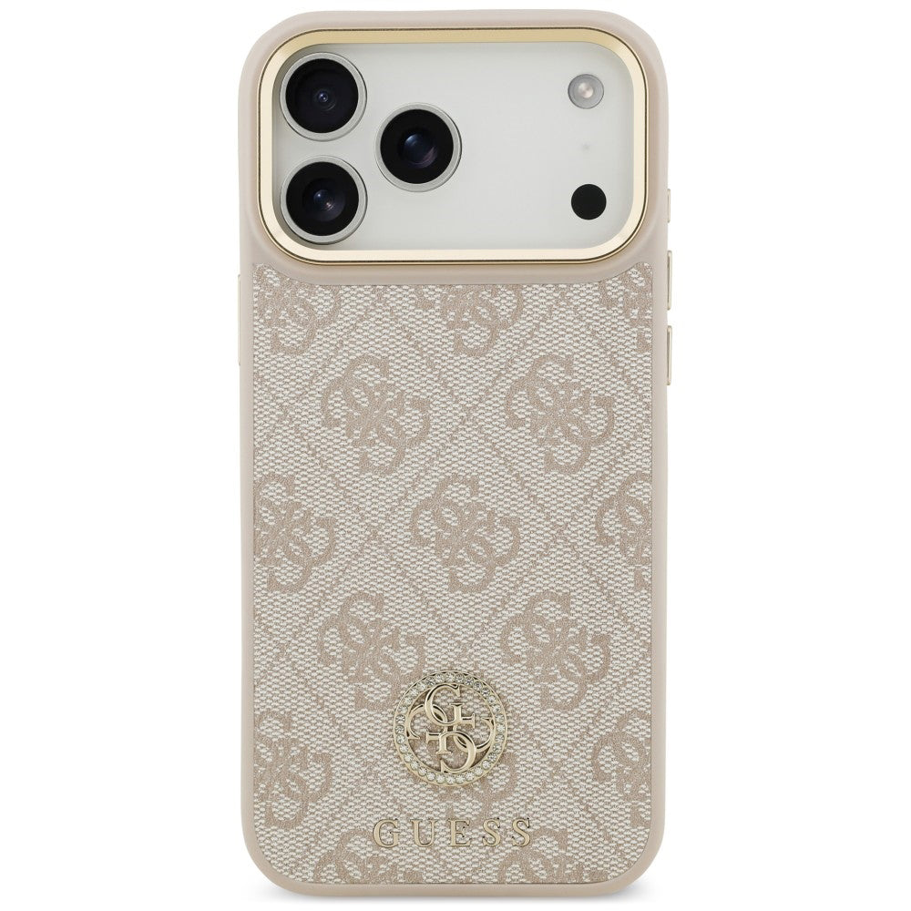 Husa de protectie Guess Hardcase 4G compatibil cu iPhone 18 Pro Max / iPhone 17 Pro Max, Roz