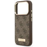 Husa de protectie Guess Hardcase 4G compatibil cu iPhone 18 Pro Max / iPhone 17 Pro Max, Maro