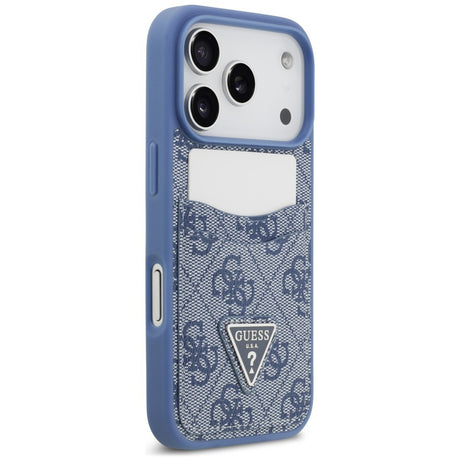 Husa de protectie Guess Hardcase 4G compatibil cu iPhone 18 Pro / iPhone 17 Pro, Albastru