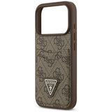 Husa de protectie Guess Hardcase 4G compatibil cu iPhone 18 Pro Max / iPhone 17 Pro Max, Maro
