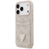 Husa de protectie Guess Hardcase 4G compatibil cu iPhone 18 Pro Max / iPhone 17 Pro Max, Roz