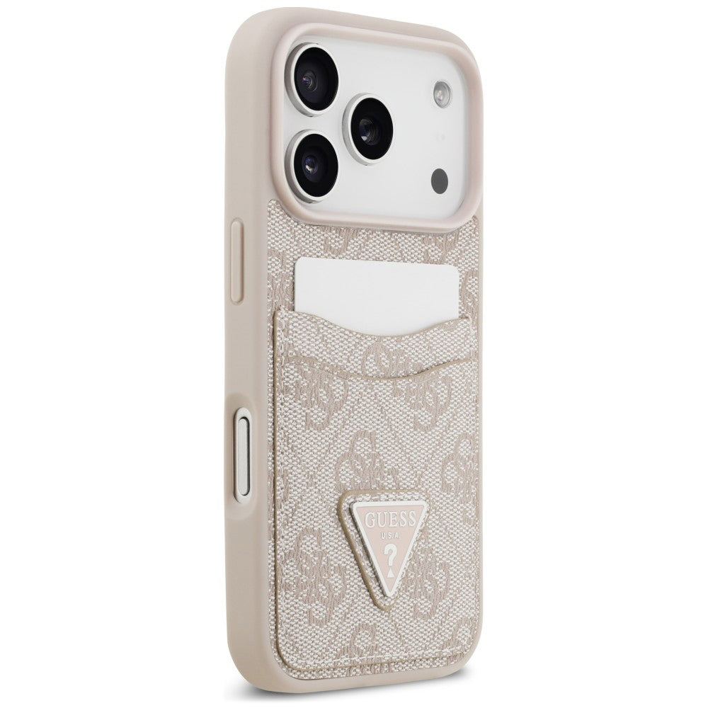 Husa de protectie Guess Hardcase 4G compatibil cu iPhone 18 Pro Max / iPhone 17 Pro Max, Roz