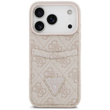 Husa de protectie Guess Hardcase 4G compatibil cu iPhone 18 Pro Max / iPhone 17 Pro Max, Roz