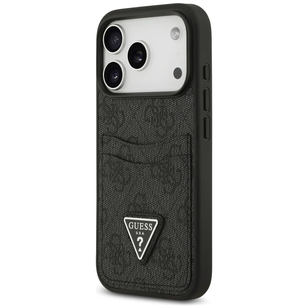 Husa de protectie Guess Hardcase 4G compatibil cu iPhone 18 Pro Max / iPhone 17 Pro Max, Negru
