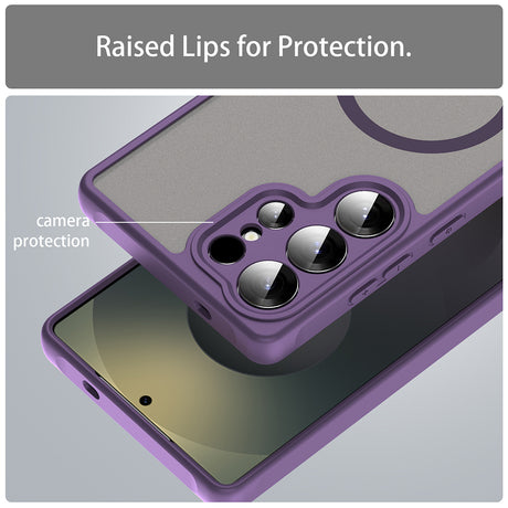 Husă Techsuit HaloFrost II MagSafe mov pentru Samsung Galaxy S26 Ultra