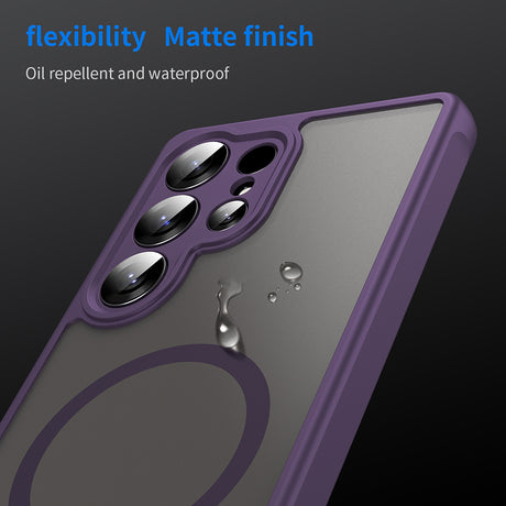 Husă Techsuit HaloFrost II MagSafe mov pentru Samsung Galaxy S26 Ultra